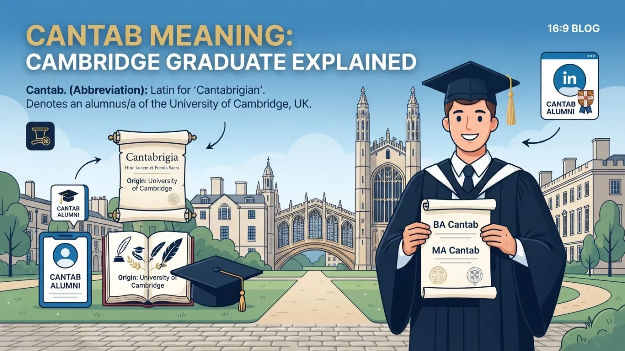 Cantab Meaning
