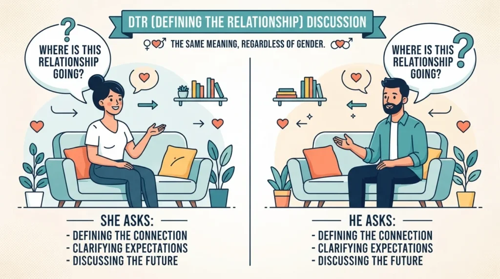 DTR Meaning From a Guy or a Girl