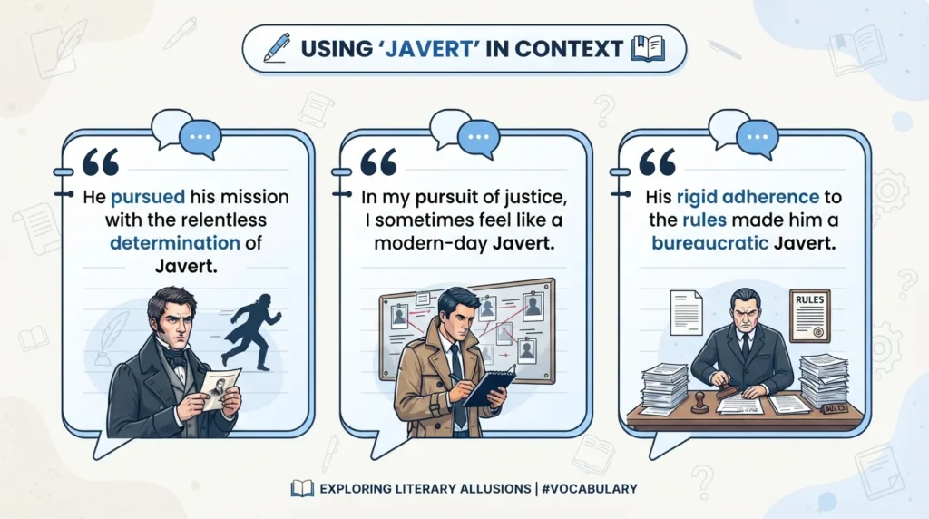 Example Sentences of Javert