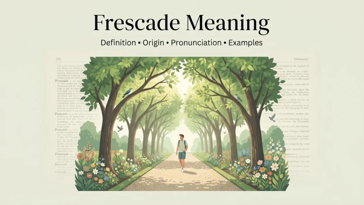 Frescade Meaning
