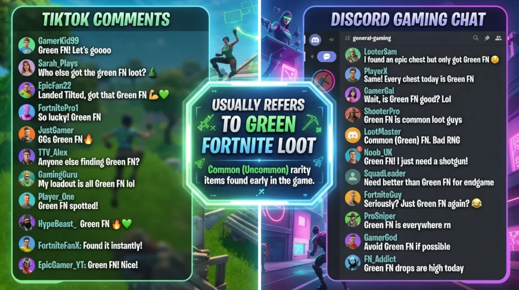 Green FN Meaning on TikTok and Discord