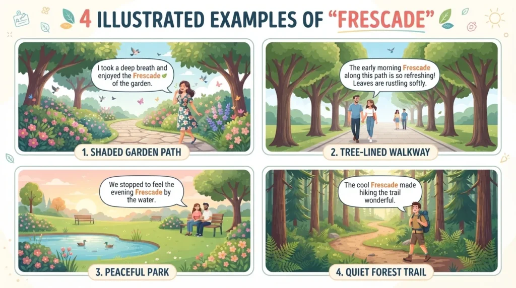 How to Use Frescade in a Sentence