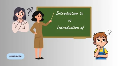 Introduction to vs Introduction of