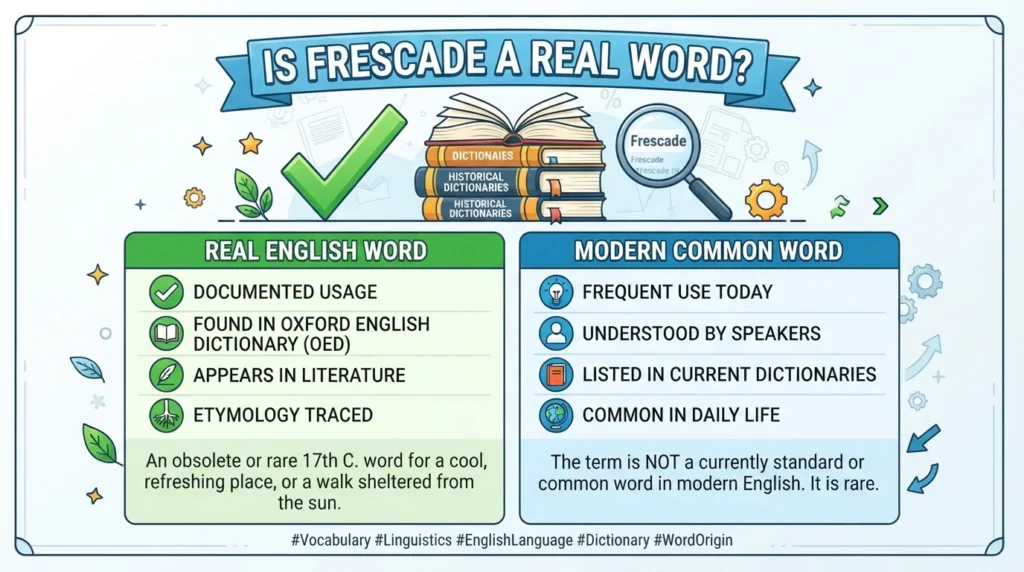 Is Frescade a Real Word