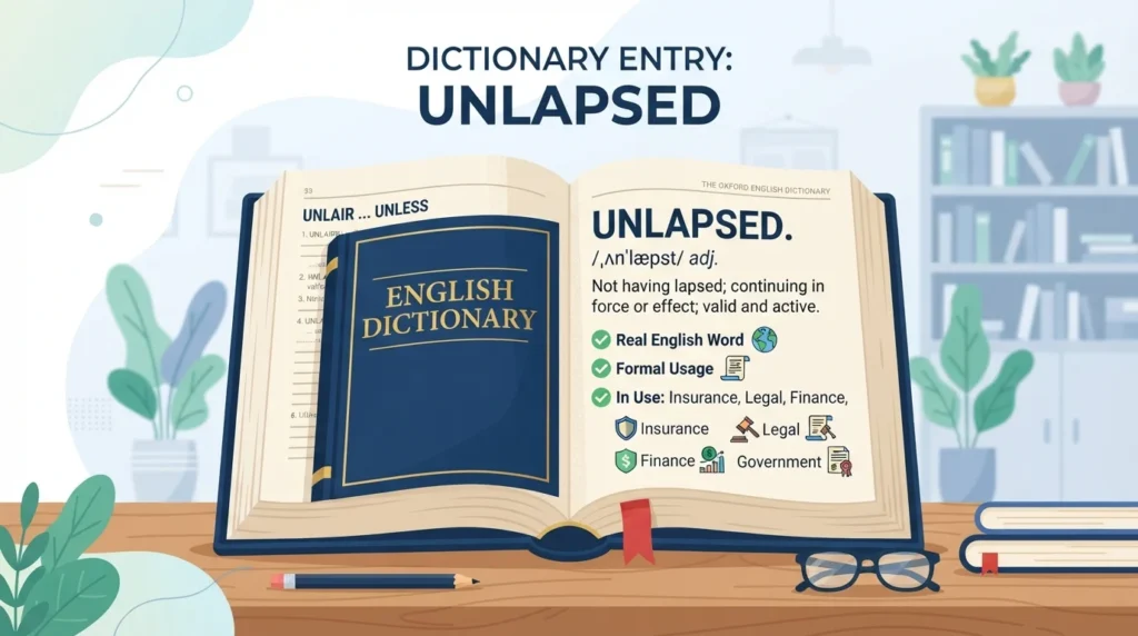Is Unlapsed a Real Word