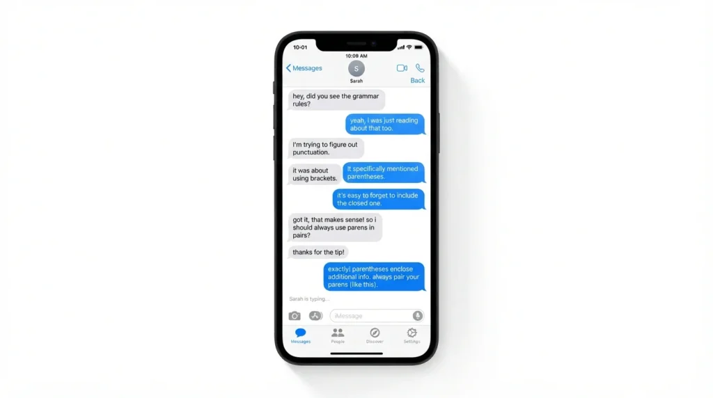 Real Conversation Examples of Parens