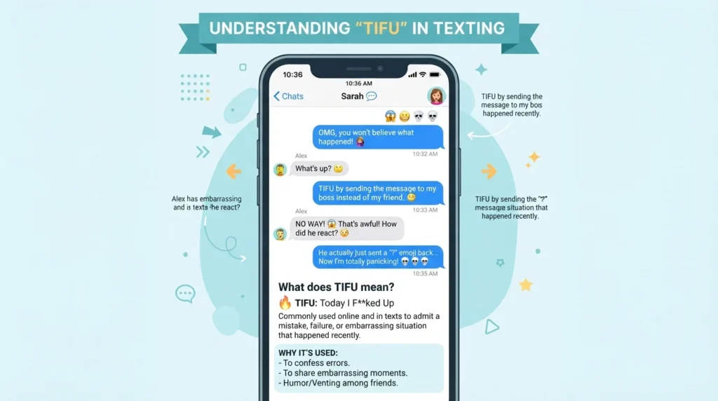 TIFU Meaning in Texting