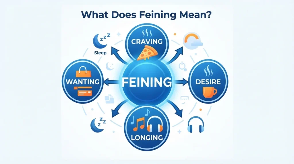 What Does Feining Mean