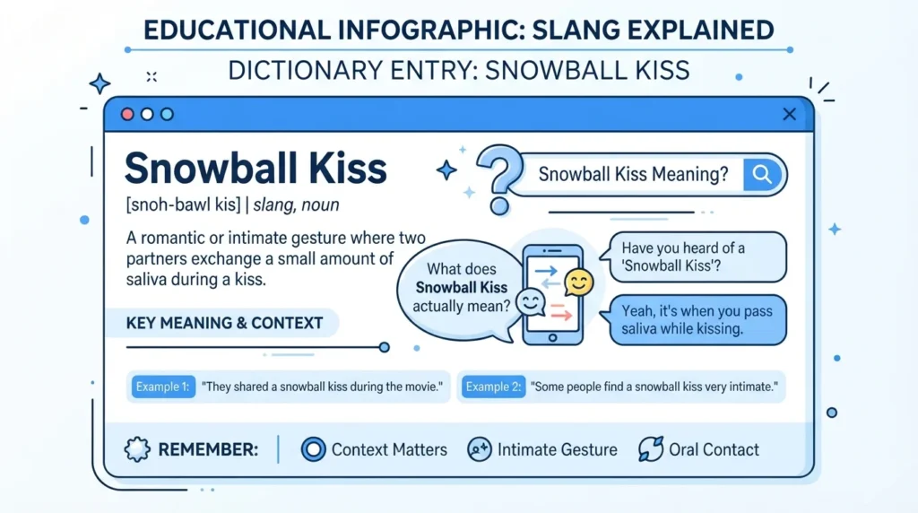 What Does Snowball Kiss Mean