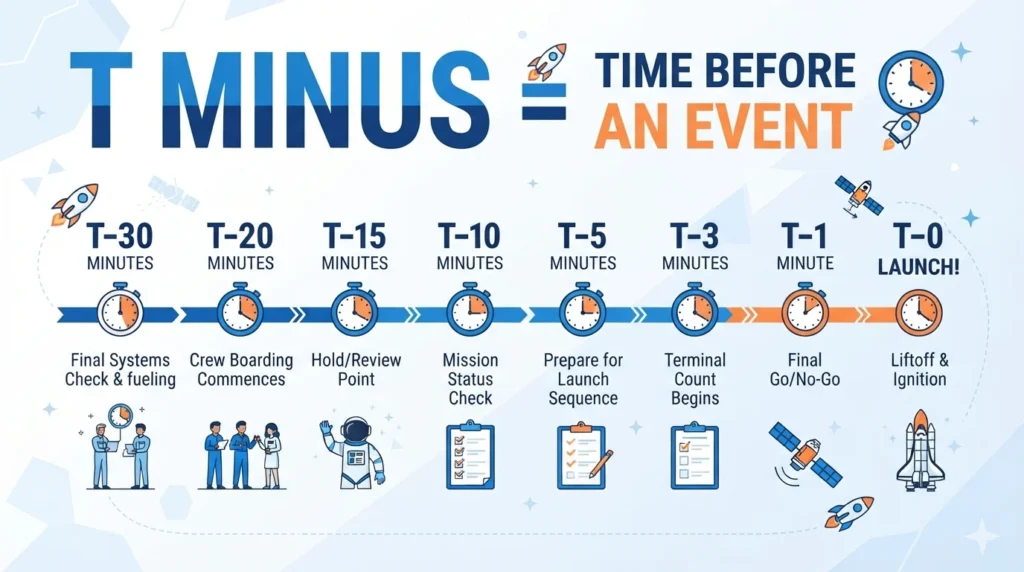 What Does T Minus Mean