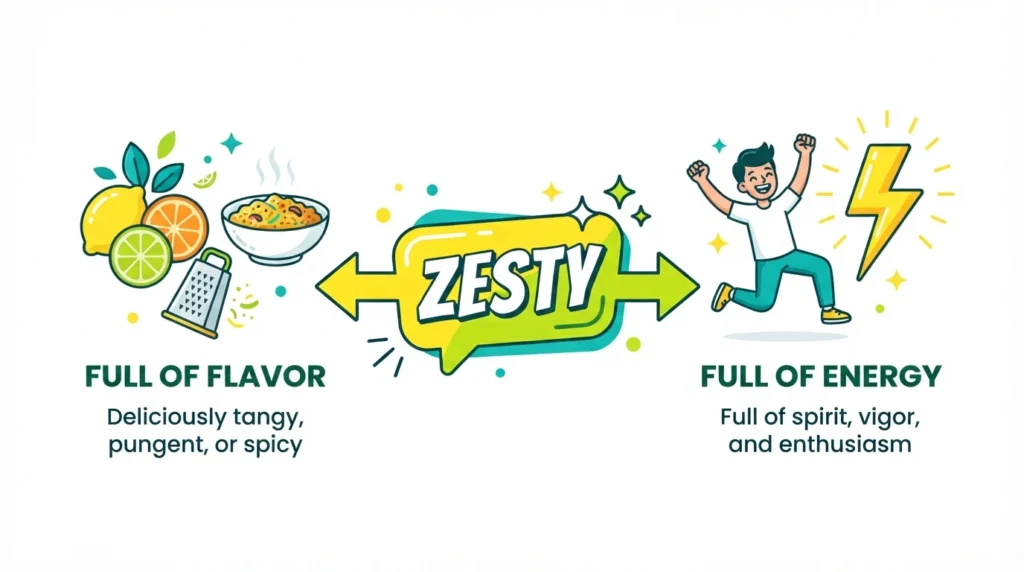 What Does Zesty Mean