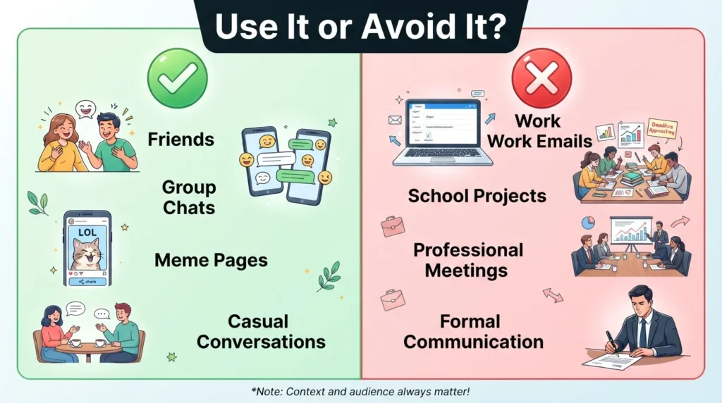When to Use It and When Not to Use It