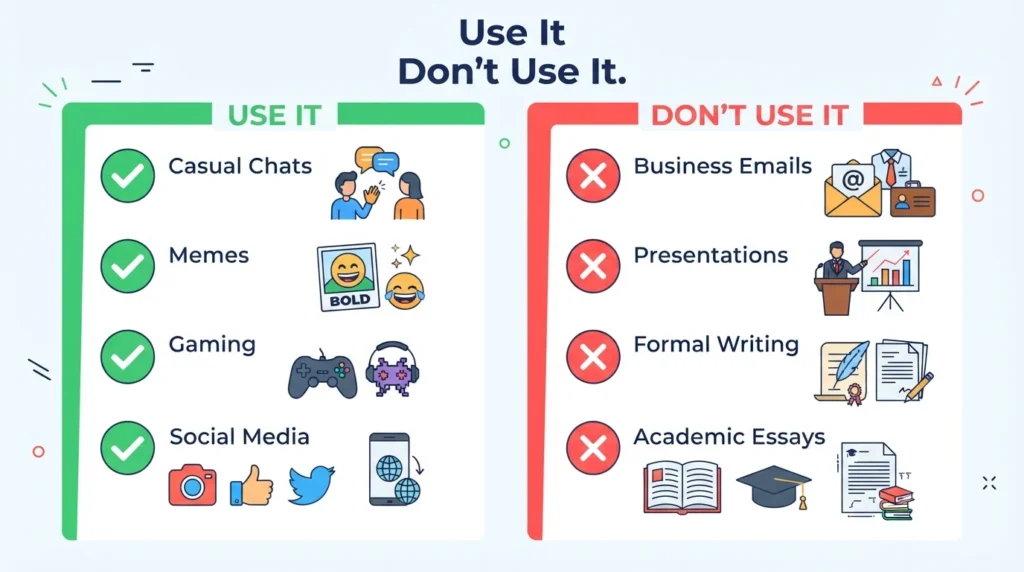 When to Use Lisan Al Gaib and When Not To