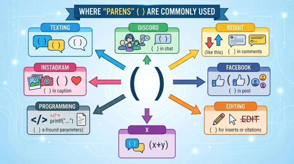 Where Parens Is Commonly Used