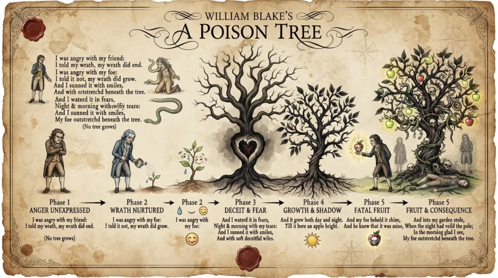 William Blake and the Origin of the Poison Tree Tattoo